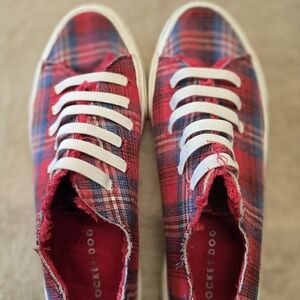 Rocket Dog Red Plaid Sneakers